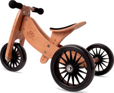 Produktbild von Kinderfeets Tiny Tot Plus 2 in 1 Bike Kinder Laufrad, Bambus