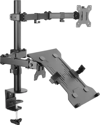 Zdjęcie produktu dla Equip 650119, Zacisk, 16 kg, 33 cm (13"), 81,3 cm (32"), 100 x 100 mm, Czarny