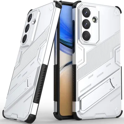 Produktbild von Armor Hülle für Samsung Galaxy S26+ Hybrid PC TPU Bumper Stoßfestes Schutzhülle mit Standfunktion Weiß
