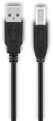 Produktbild von GOOBAY USB 2.0 Hi-Speed Kabel 68900, A/B, 1,8 m, schwarz