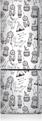 Produktbild von Magnete Küche Kühlschrank Kühlschrankmagnete 70x190 cm - Karikatur