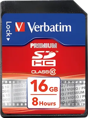 Obrázek produktu pro Verbatim Premium Sdhc Karte 16Gb
