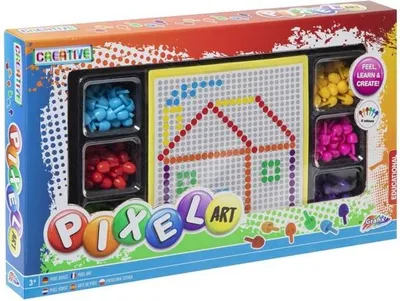 Obrázek produktu pro Grafix Pixel Art kreativní hračka pro děti - podporuje kreativitu