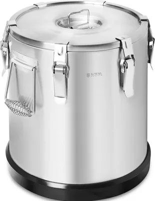 Produktbild von Expondo Royal Catering Thermobehälter Edelstahl - 22 L -  - Gummiboden