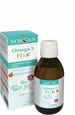 Produktbild von NORSAN Omega-3 Fisk natürliches Omega-3-Öl für Kinder Orange 150 ml