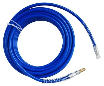 Immagine prodotto di Tubo flessibile per verniciatura a spruzzo, lunghezza 15 metri, adatto per alta pressione, colore blu