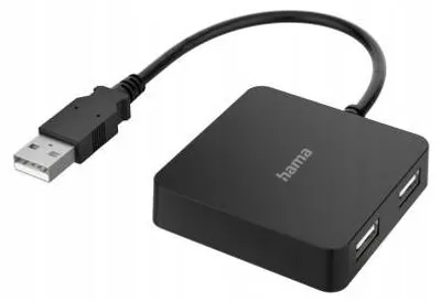 Produktbild von Hama USB-Hub 4-Port USB 2.0 Datenübertragung