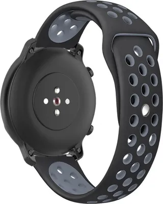 Produktbild von Strap-it Garmin Vivomove 3s Sportarmband - 39mm - Schwarz / Grau