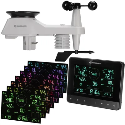 Produktbild von Bresser Funkwetterstation mit 5 in 1 Außensensor und Farbdisplay