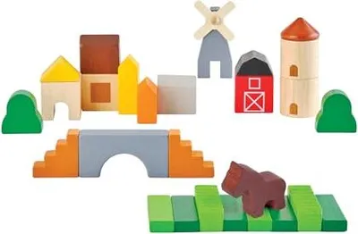 Zdjęcie produktu dla Plantoys Blocks - Countryside 18m+