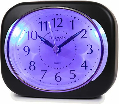 Zdjęcie produktu dla Analogowy budzik Timemark 10 x 8,5 x 4 cm Czarny Plastik Classic