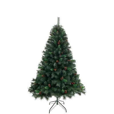 Image de SVITA Sapin de Noël artificiel pommes de pin et baies incl. support 180cm