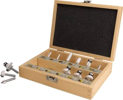 Produktbild von Set aus 12 Holzfräsern mit 6 mm Schaft - MAKITA D-57065