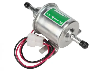 Obrázok produktu pre Univerzálne 24 V elektrické palivové čerpadlo do auta alebo lode s filtrom v potrubí, náhrada za benzínové alebo naftové čerpadlo (strieborné)