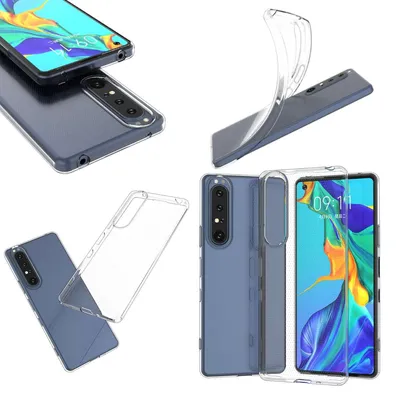 Immagine prodotto di Per Sony Xperia 1 III 3a generazione Silicone TPU trasparente Custodia Custodia del telefono mobile Cover