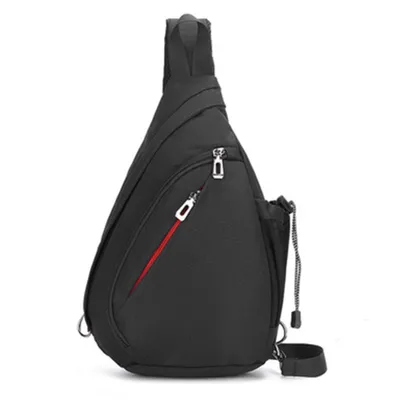 Produktbild von Crossbody Sling Rucksack Sling Bag Reise Wandern Brusttasche Daypack ,Schwarz