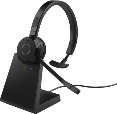 Produktbild von Jabra Headset Evolve 65 TE MS Mono USB inkl. Ladestation
