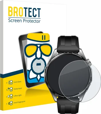 Produktbild von BROTECT Entspiegelungs Schutzglas für Huawei Watch GT 6 (46 mm) Schutzfolie Panzer Folie Glas Display Schutz matt