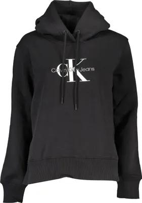 Produktbild von Damen Kapuzen-Sweatshirt Schwarz | Nachhaltig & Stylisch | Ohne Reißverschluss