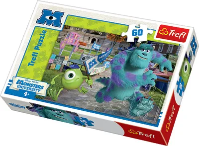 Zdjęcie produktu dla Monstrum Uniwersytet: układanka z postaciami Mike'a i Sully'ego - 60 elementów