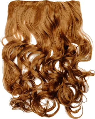 Produktbild von WIG ME UP Haarverlängerung 5 Clips lockig Dunkelblond WH5008-180C-27