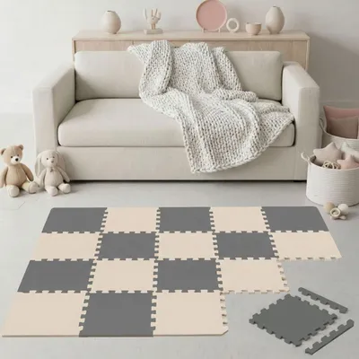 Immagine prodotto di 18 pezzi tappetino gioco baby puzzle mat 30x30 gattonare tappetino pavimento asilo nido