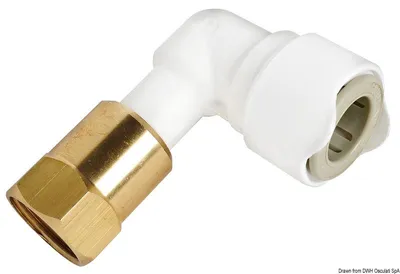 Zdjęcie produktu dla Kolanko wielorybowe 1/2" BSP gwint wewnętrzny, 1 szt