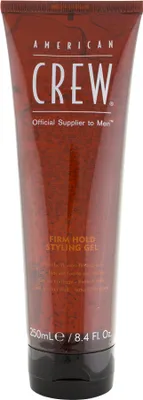 Obrázek produktu pro American Crew Firm Hold Styling Gel, Gel na vlasy, Pánské, Všechny vlasy, 250 ml, Fixační, Tuba