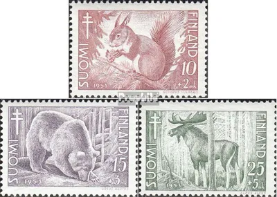 Produktbild von Briefmarken Finnland 1953 Mi 418-420 (kompl.Ausg.) mit Falz Bekämpfung der Tuberkulose