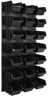Produktbild von Werkzeugtafel - Werkzeug-Organizer - Wandmontage - 58 x 117 cm - 21 Aufbewahrungsboxen - Für Garage und Werkstatt