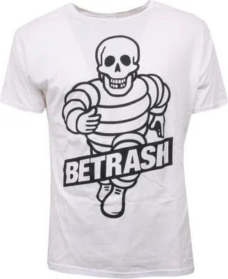 Produktbild von C6336 BETRASH weißes T-Shirt Männer