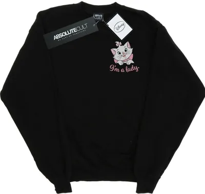 Produktbild von Disney - "Aristocats I'm A Lady" Sweatshirt für Damen BI13353 (S) (Schwarz)
