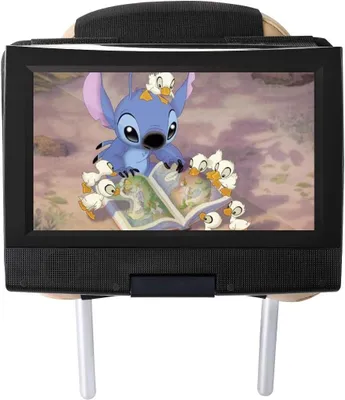 Productafbeelding van Hoofdsteun Houder - Auto Organizer - Draagbare Speler - Verstelbare Riemen - 7-11 Inch - Zwart