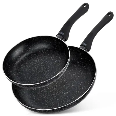 Immagine prodotto di Vilde | Padelle 2 pz. - Ø 20/28 cm - Alluminio - Antiaderenti - Induzione - SIMPLE HOME