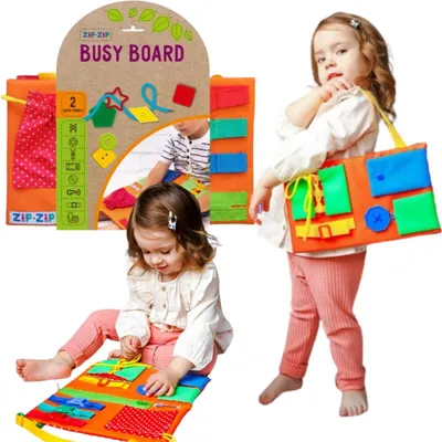 Zdjęcie produktu dla Gra Edukacyjna Busy Board 2 Tablica Manipulacyjna Torba Roter Kafer