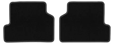 Zdjęcie produktu dla Dywaniki samochodowe welurowe tylne do: Ford Focus MK2 (2004-2011, kombi, sedan, hatchback) czarne, dopasowane