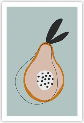 Produktbild von Poster - Poster ohne Rahmen - Birne Bild Jugend - 61x91,5 cm - Wand Bild - Wanddeko - Wandbilder - Kunstposter - Wandposter - Bilder - Kunstdruck - Wanddekoration - Wandbild - P2XPA61x91-4616
