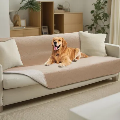 Produktbild von 100% Wasserdichte Hundedecke mit Antirutsch-Punkten, 132 x 208 cm