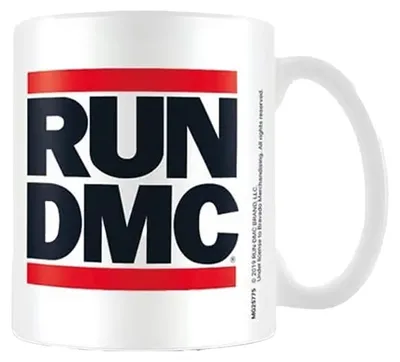 Obrázok produktu pre Run DMC – kávový hrnček, logo, 315 ml CD704 (jednotná veľkosť) (biela/čierna)