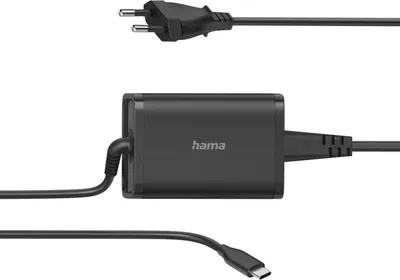 Produktbild von Hama Notebook-Netzteil Universal-USB-C, PD, 5-20V/65W