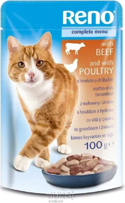 Immagine prodotto di Reno CAT 100 g BUSTINA MANZO, POLLAME