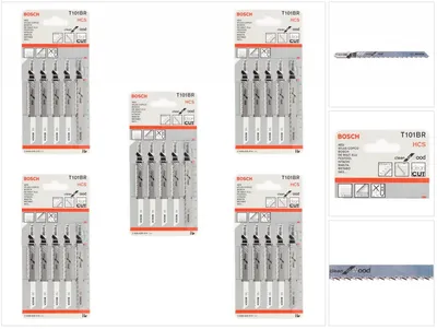 Produktbild von Stichsägeblatt T 101 BR Clean for Wood, 25er-Pack