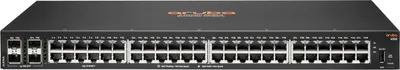 Produktbild von Hewlett Packard Enterprise Aruba 6100 48G 4SFP+ Managed L3 Gigabit Ethernet (10/100/1000) 1U Schwarz