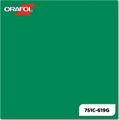 Produktbild von ORAFOL ORACAL 751C Meterware - 619 TRAFFIC-GREEN in 126 x 100cm