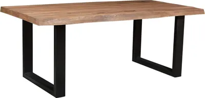 Produktbild von Esstisch Sturdy 200*100cm Tree Top mit Baumkante aus Mangoholz - Braun