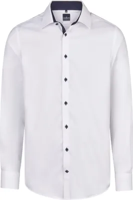 Produktbild von HECHTER Paris ESSENTIALS Herren Hemd Kent Modern-Fit Weiß 37/38
