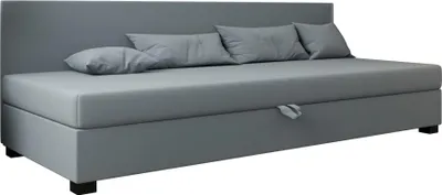 Obrázok produktu pre AURA SOFA box spring posteľ TILIA BIZ 80x195 kompletná súprava s matracom Bonell, čalúnená posteľ so zásuvkami - tyrkysová, SAWANA 72