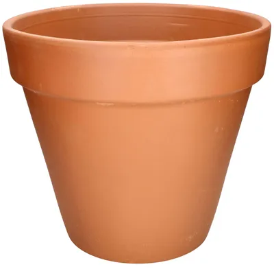 Image de KOTARBAU® : Pot de fleurs en terre cuite. Terre cuite, diamètre : pot de culture avec bordure, 39 cm