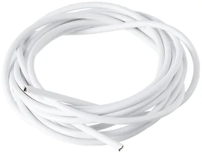 Productafbeelding van Merriway BH03876, 300 cm gordijnrail met elk 2 haken en ringen, wit