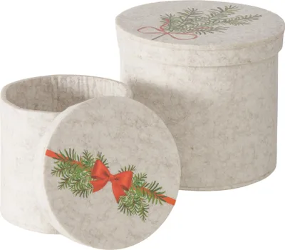 Image de Boltze Box Noelle, 2 teilig (Höhe 14-17 cm, Durchmesser 16-20 cm) 2061909